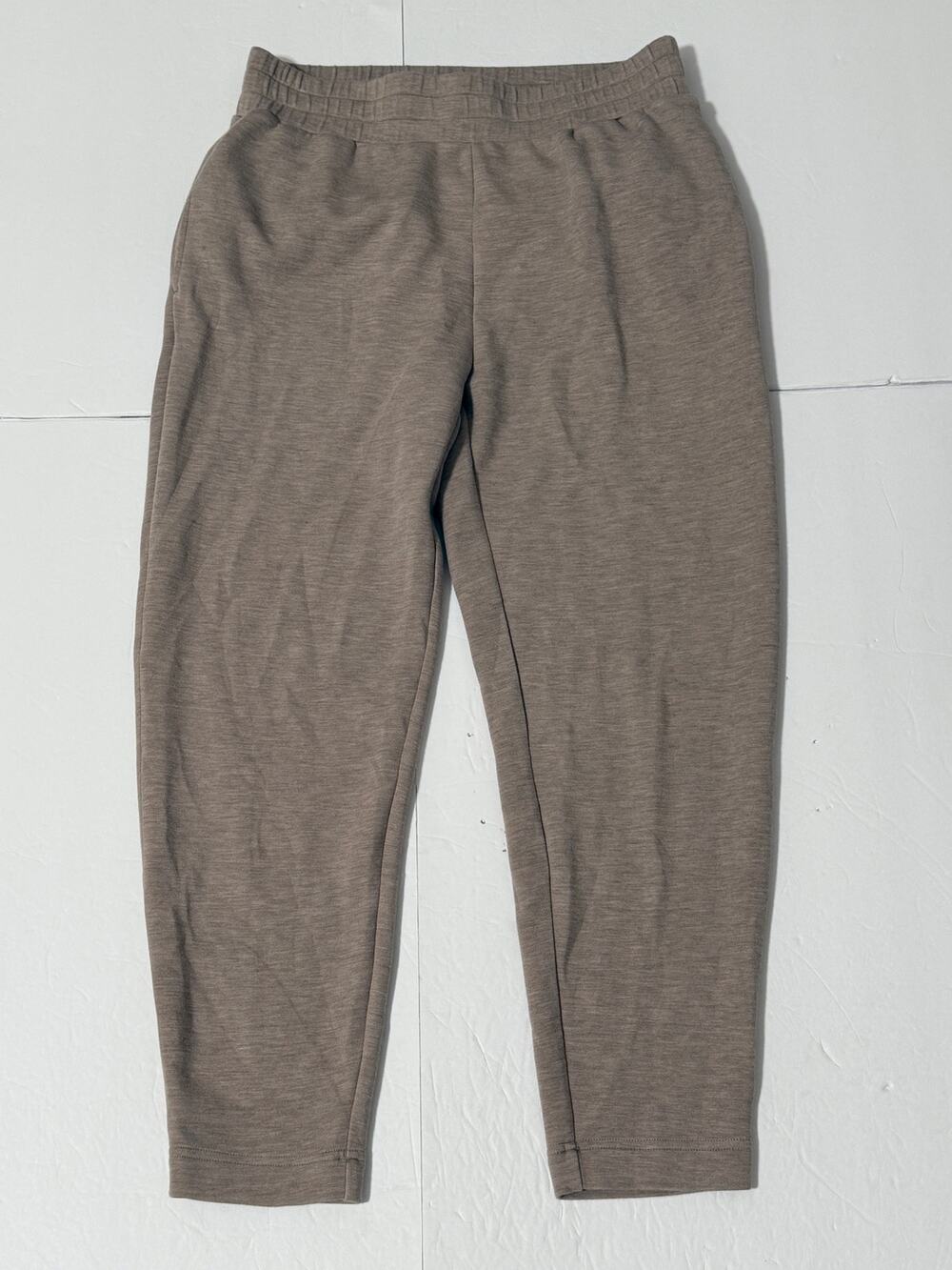 Varley The Slim Pant 25 DoubleSoft Pants, Taupe Marl, Size M